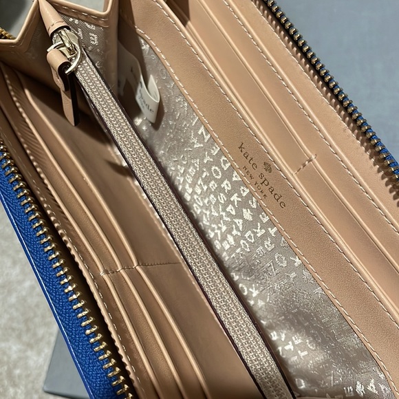 Kate Spade Leather Crocodile Print Wallet - Picture 3 of 3